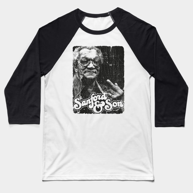 BALCKOUT - FRED SANFORD Baseball T-Shirt by regencyan